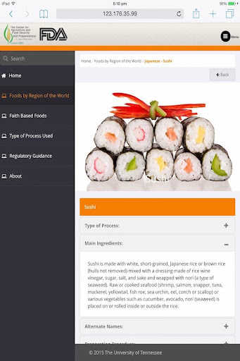 Cultural Foods Safety Screen 2