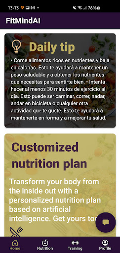 FitMindAI Screen 3