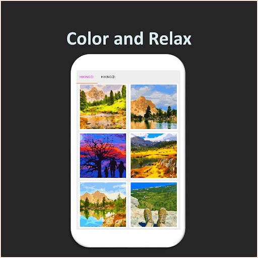 Color by Number - hiking Screen 3