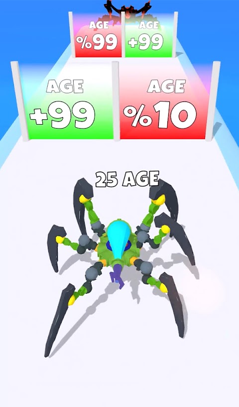 Spider Evolution : Runner Gameのおすすめ画像3