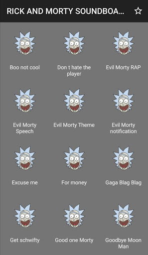 Rick and Morty Soundboard