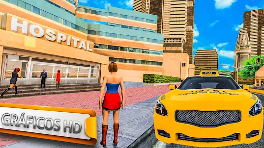 Simulador de táxi urbano real