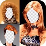 Woman Hairstyle Changer Photo Frames icon