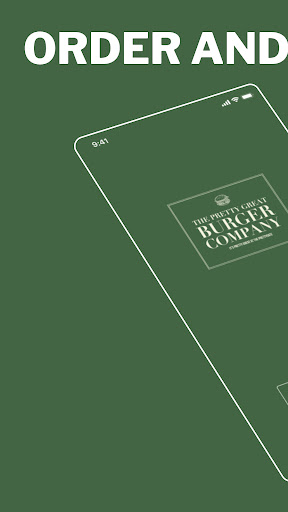 Android application Pretty Great Burger Company screenshort