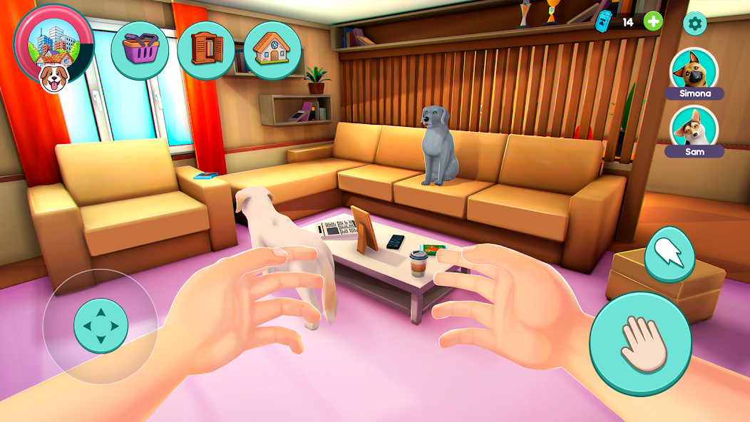 Dog Simulator: My Virtual Pets 1.1.2.31 APK + Мод (Unlimited money) за Android