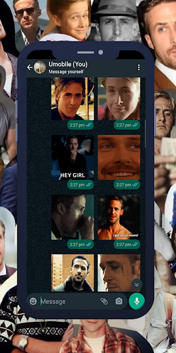 Ryan Gosling Animated Stickers Screen 2