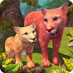 Cover Image of Herunterladen Mountain Lion Family Sim: Tiersimulator 1.8.4 APK
