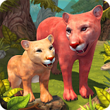Mountain Lion Family Sim : Animal Simulator icon