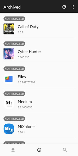 Backup + Restore for apps Screen 3