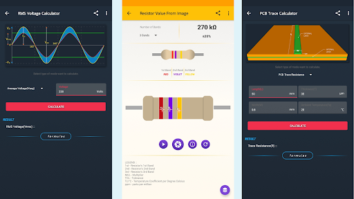 ElectroCalc - Electronics - Tools - apps