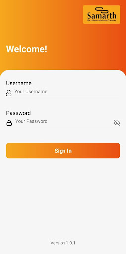 Android application SamarthERP screenshort
