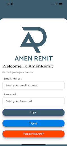 AmenRemit Screenshot