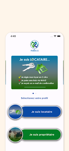 Android application MALIA screenshort