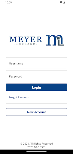Android application Meyer Insurance Mobile screenshort