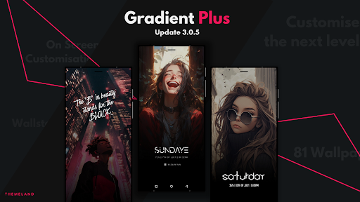Android application Gradient+ KWGT-KLWP |Themeland screenshort