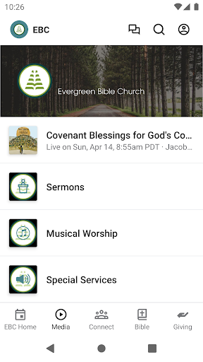 Evergreen Bible Church Screen 2