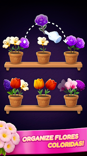 Flower Sort: Blossom Match Captura de Tela do Jogo Android 1