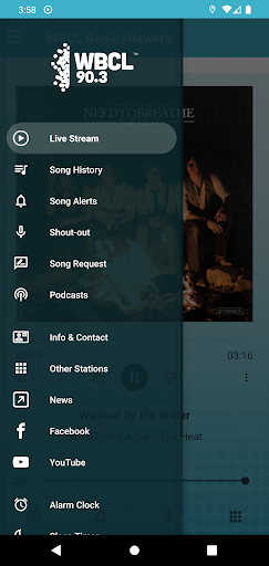 WBCL Radio Screen 3