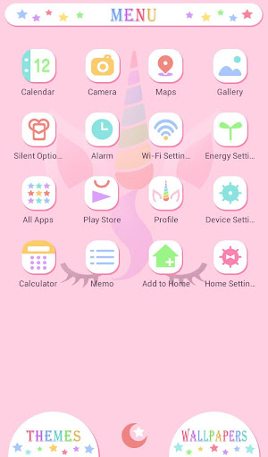 Fairy Tale Unicorn Face Theme Screen 2