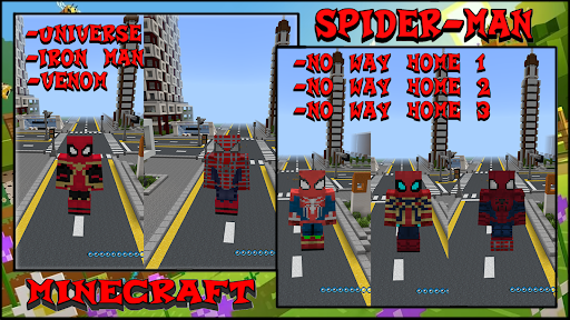 Android application Mod Spider-Man Minecraft screenshort