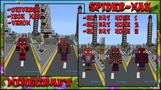 Mod Spider-Man Minecraft