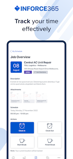 Inforce365 Field Service Screen 3