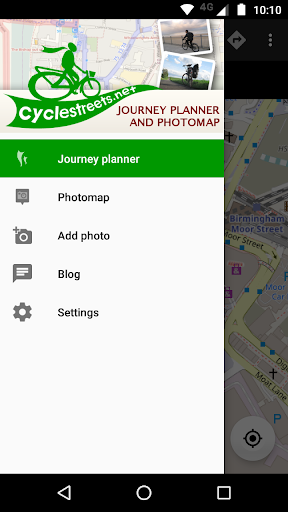 CycleStreets journey planner Screen 2