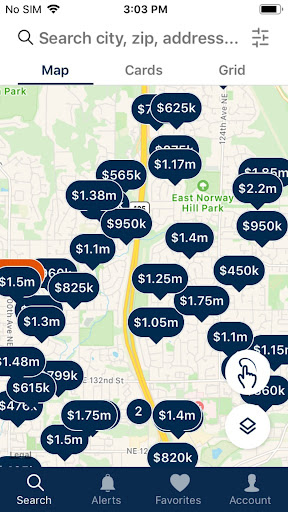 Android application Windermere Real Estate screenshort