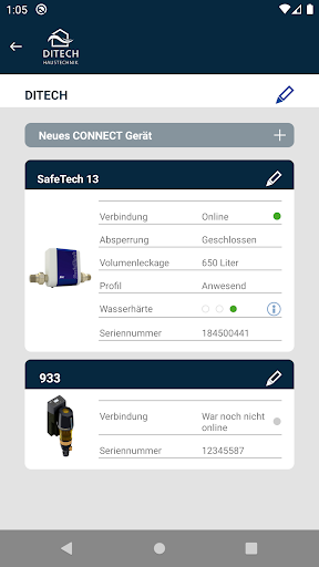 DITECH Wassertechnik iL Screen 2