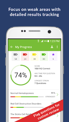 Android application Hematology Board Review screenshort