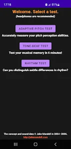 Tonometric: Ear&Tonedeaf Tests