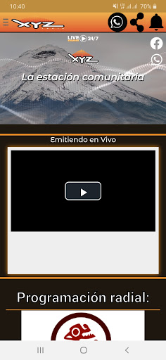 XYZ RADIO Screen 3