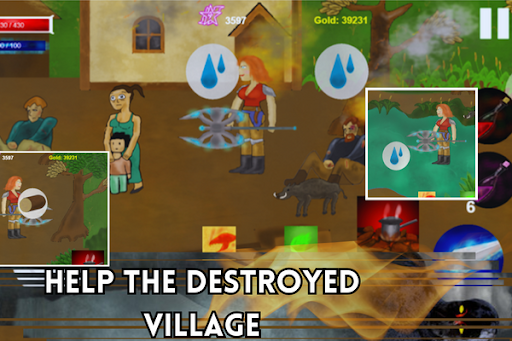 Android application Lady of light: in the dungeons screenshort