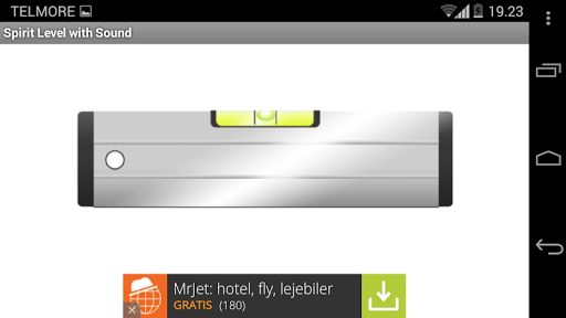 Android application Spirit Level with Sound screenshort