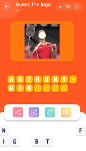 guess world badminton players