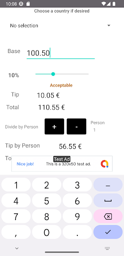 Tip by country Screen 2