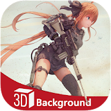 Anime Girl Sniper 3d Live Wallpaper icon