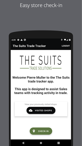 The Suits Trade Tracker Screen 2