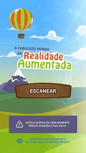 Android application O Fabuloso Mundo AR screenshort