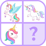 Unicorn Memory Game For Kids icon
