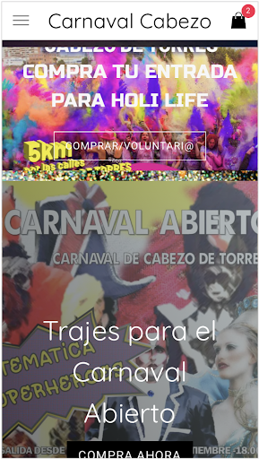 Android application Carnaval Cabezo screenshort