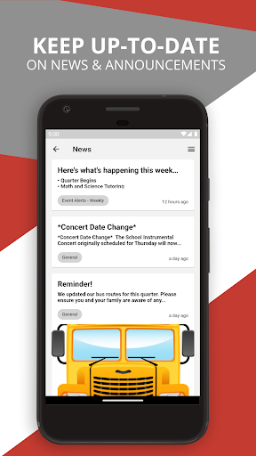 Android application Fleming Elementary screenshort