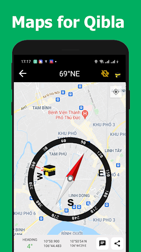 Qibla Compass - Prayer Times Screen 3