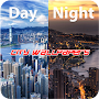 Day & Night City Wallpaper