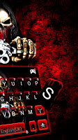 screenshot of Bloody Skull Guns Keyboard The