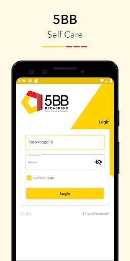 Android application 5BB screenshort