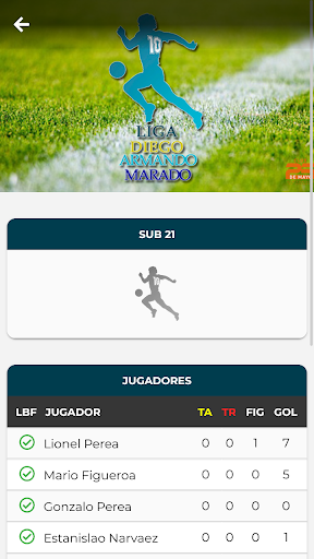 Liga Diego Armando MARADO Screen 2