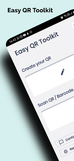 Android application Easy QR Toolkit screenshort