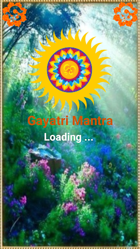 Android application Gayatri Mantra screenshort