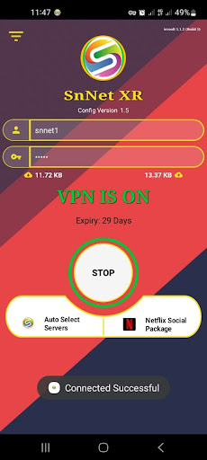 SnNet XR Screen 2